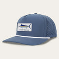 Blue 10/10 Marlin Patch Rope Hat