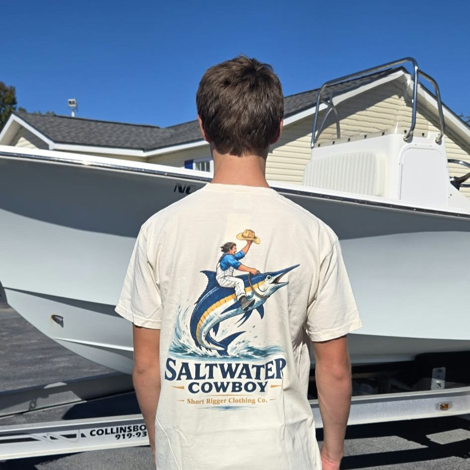 Saltwater Cowboy Pocket Tee