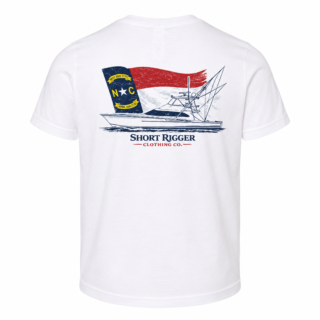 Kids Sporty NC Flag Tee