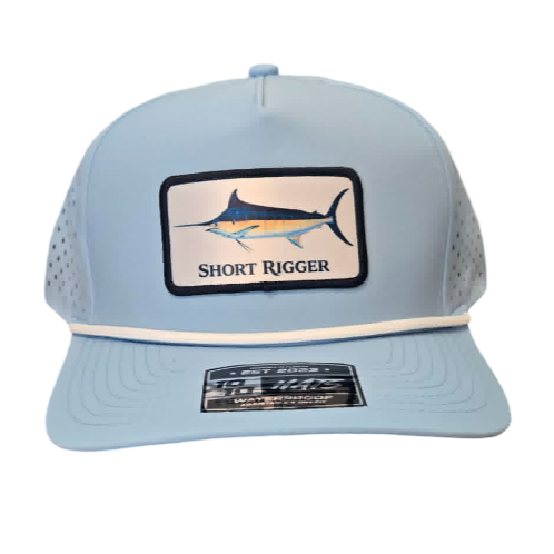 Carolina Blue 10/10 Marlin Patch Rope Hat