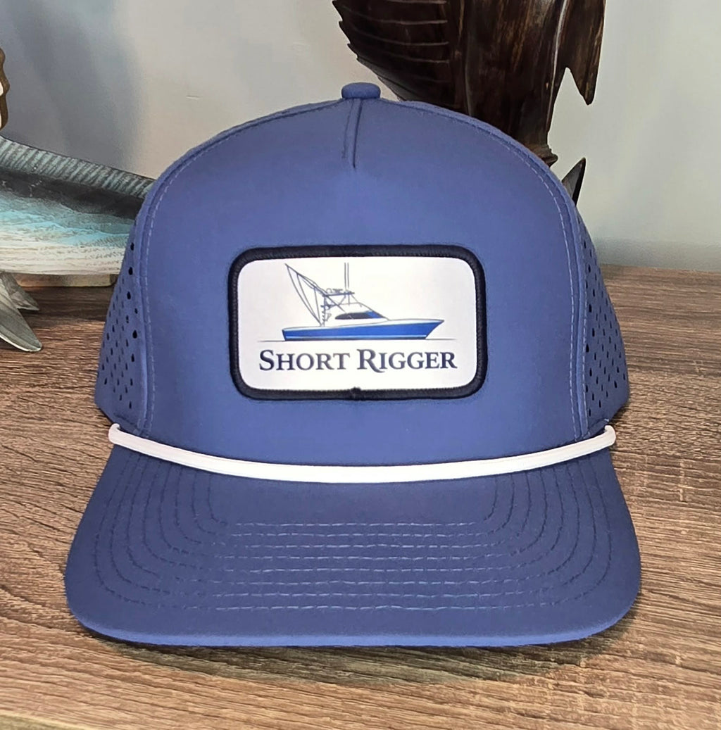 Blue 10/10 Sportfish Patch Rope Hat