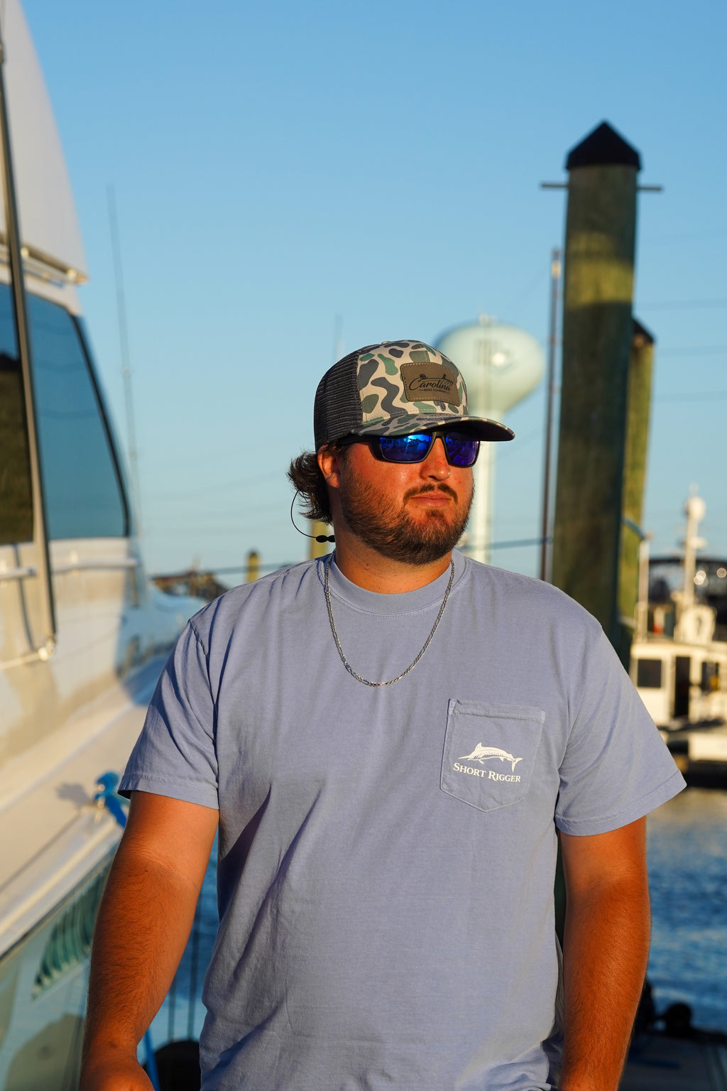 Short Rigger Light Tackle Pocket Tee