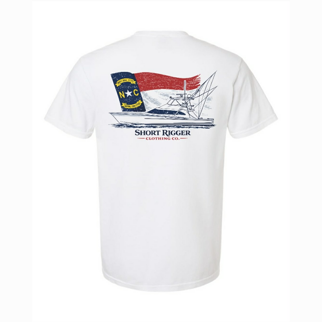 Sporty NC Flag Pocket Tee