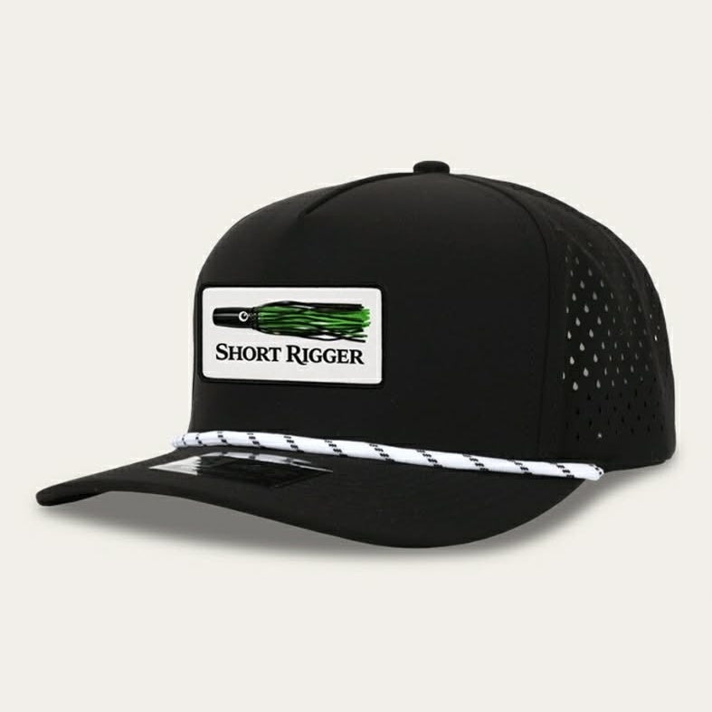 Black 10/10 Lure Patch Rope Hat