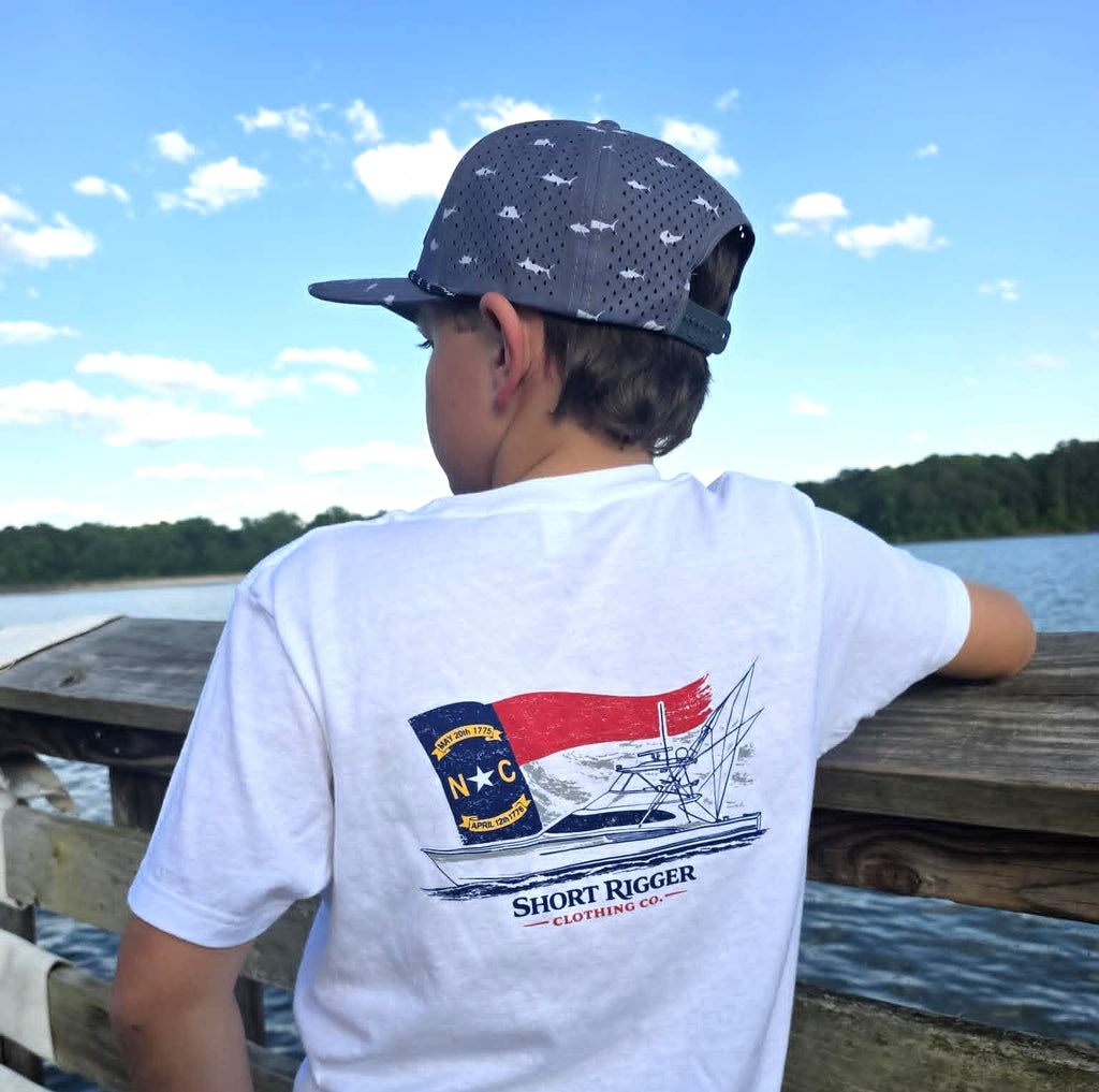 Kids Sporty NC Flag Tee