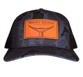 Carteret Camo Jumping Marlin Trucker Hat