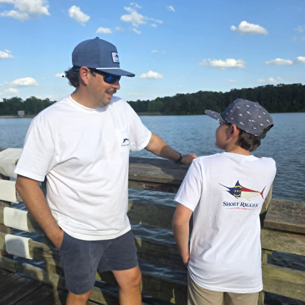 Kids Carolina Marlin NC Flag Tee
