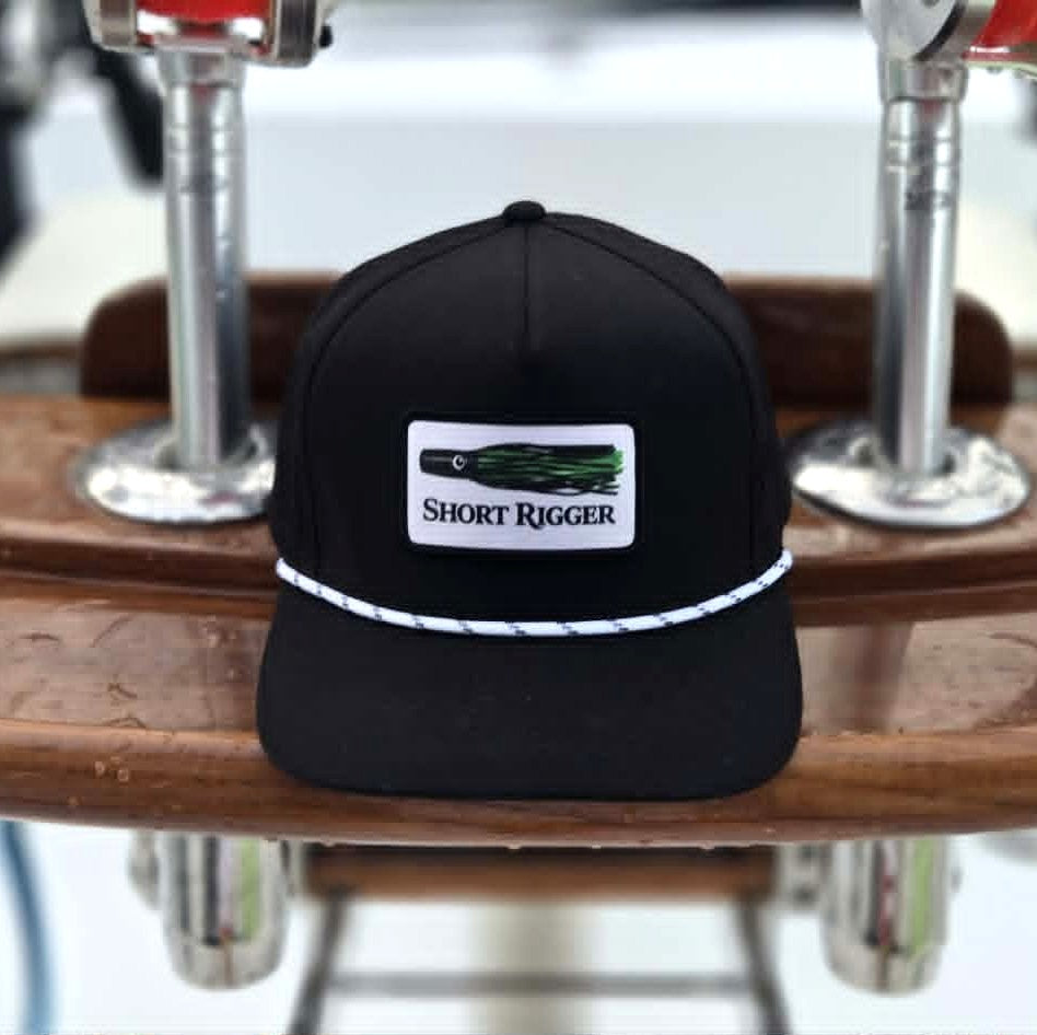 Black 10/10 Lure Patch Rope Hat